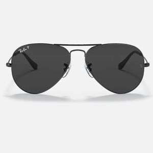 Classic Black/Black Polarized Aviators